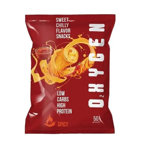 Oxygen Cruncho Spicy Barbecue Flavor Chips, 50g