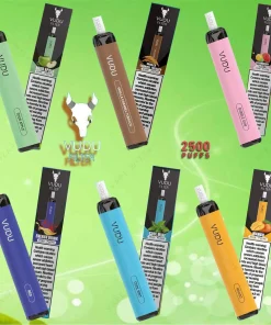 VUDU FILTER X1 DISPOSABLE 5% ( 2500 PUFFS )