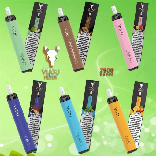 VUDU FILTER X1 DISPOSABLE 5% ( 2500 PUFFS )