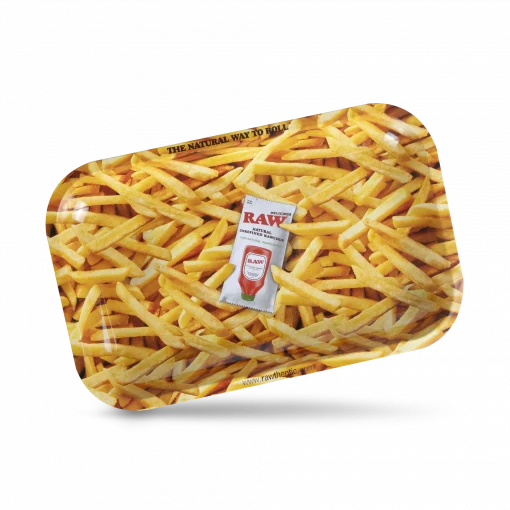 RAW FRENCH FRIES ROLLING TRAY SMALL