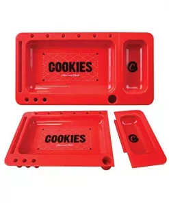 COOKIES ROLLING TRAY RED