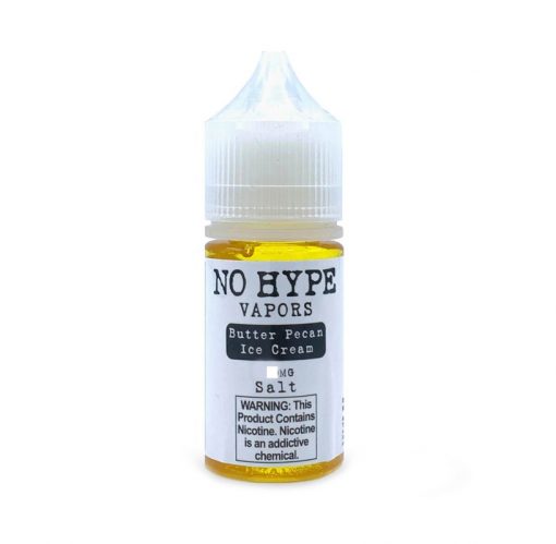 NO HYPE BUTTER PECAN ICE CREAM SALT NIC