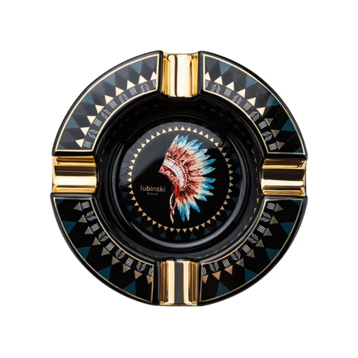 LUBINSKI CIGAR ASHTRAY ELABORATE DESIGN