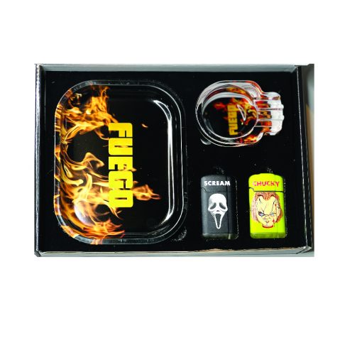 FUEGO ASHTRAY AND TRAY WITH LIGHTER SET - Image 9