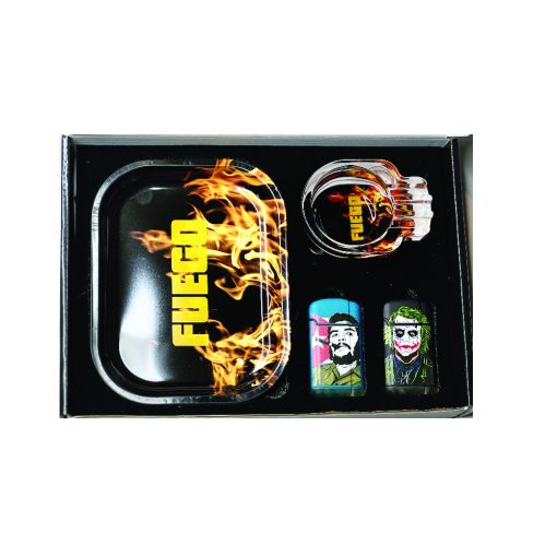 FUEGO ASHTRAY AND TRAY WITH LIGHTER SET - Image 4
