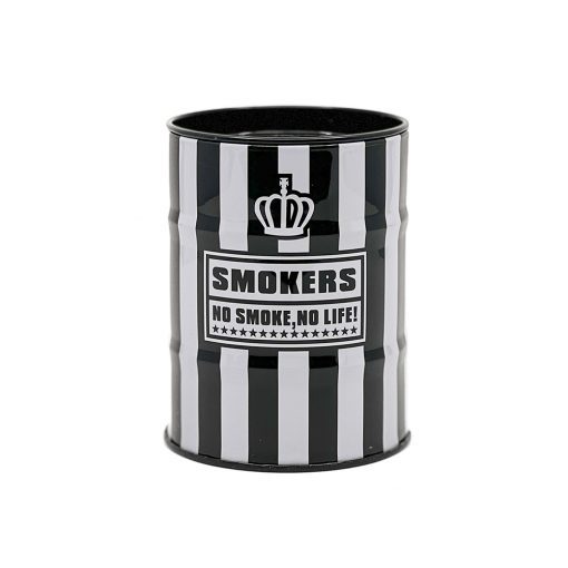 STEEL DRUM PORTABLE ASHTRAY SMALL
