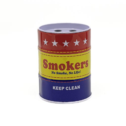 STEEL DRUM PORTABLE ASHTRAY SMALL - Image 4