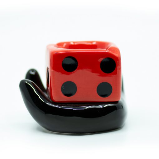 HAND HOLDING BOX CERAMIC ASHTRAY - Image 2