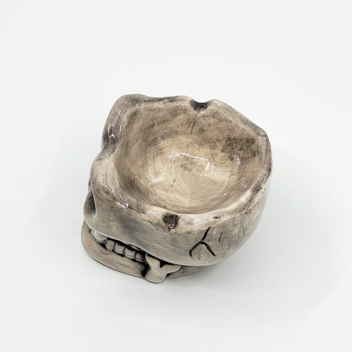 HUMAN HEAD SKULL ASHTRAY - Image 2