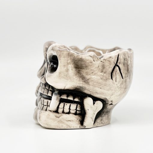 HUMAN HEAD SKULL ASHTRAY - Image 3