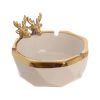CERAMIC DOUBLE DEER WITH ASHTRAY BIG 2 BIN ESSA KUWAIT : مؤسسة بن عيسى