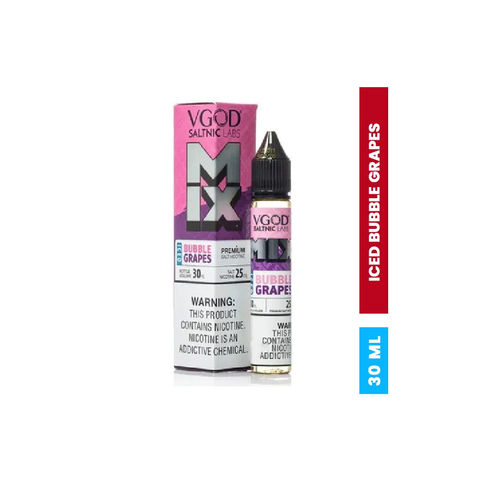 VGOD MIX ICED BUBBLE GRAPES SALT NIC