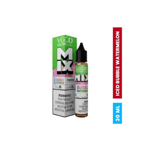 V GOD MIX ICED BUBBLE WATERMELON SALT NIC