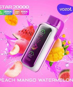 VOZOL Star 20000 Puffs Price in Dubai PEACH MANGO WATERMELON BIN ESSA KUWAIT : مؤسسة بن عيسى