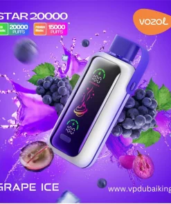 Vozol Star 20000 Puffs Grape Ice BIN ESSA KUWAIT : مؤسسة بن عيسى