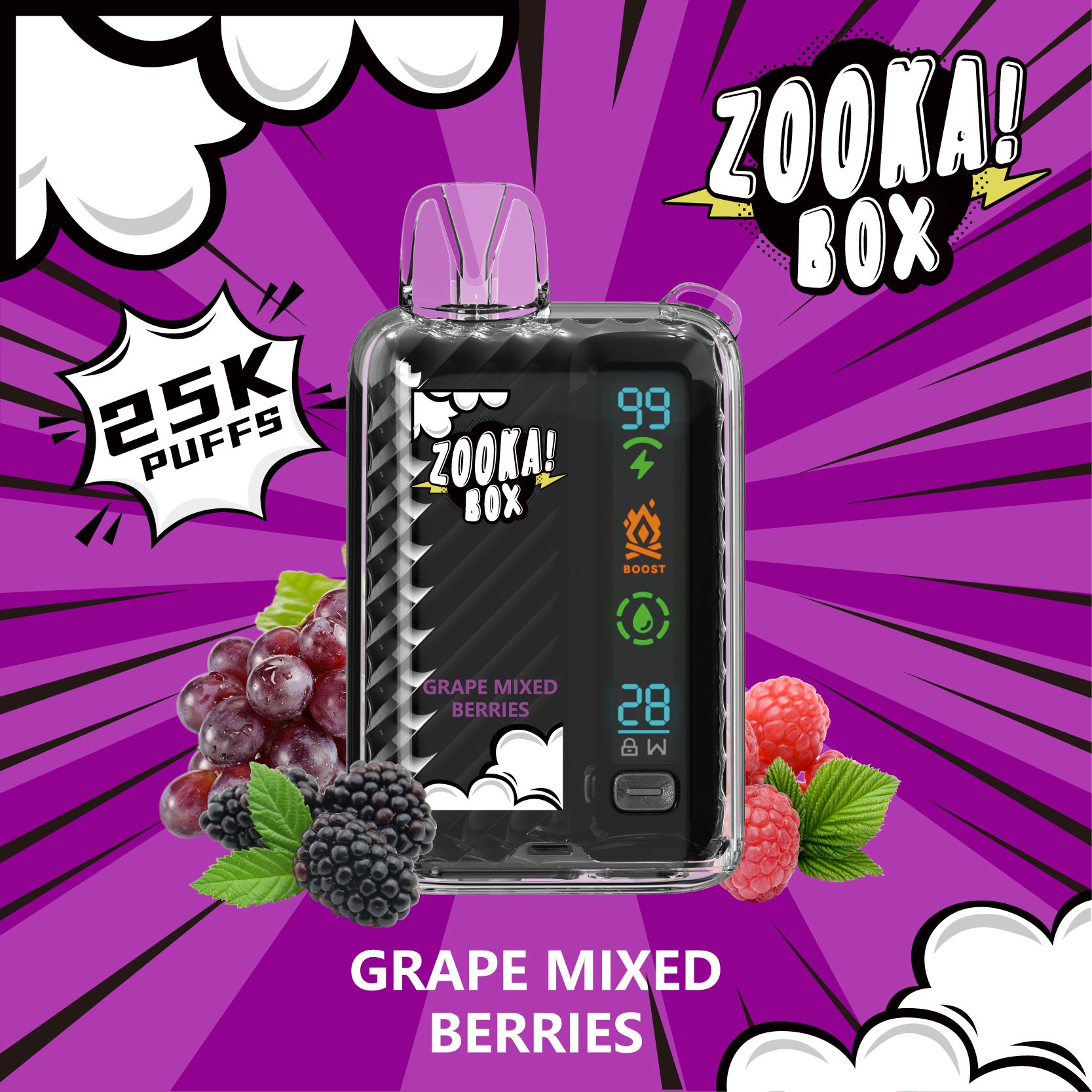 ZOOKA BOX 25K PUFFS - 20 MG - Image 2