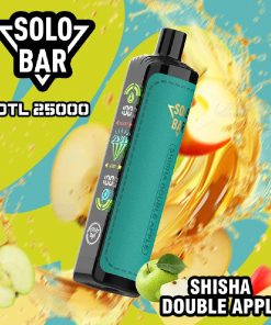 solobar dtl 25000 puff shisha double apple BIN ESSA KUWAIT : مؤسسة بن عيسى