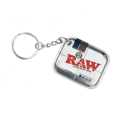 RAW STEEL TINY TRAY KEY CHAIN