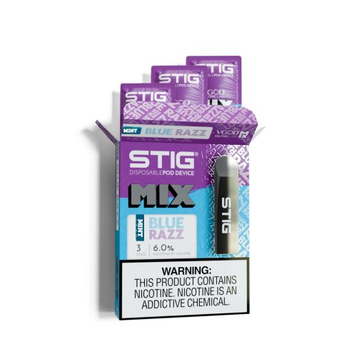 VGOD STIG MINT BLUE RAZZ DISPOSABLE DEVICE