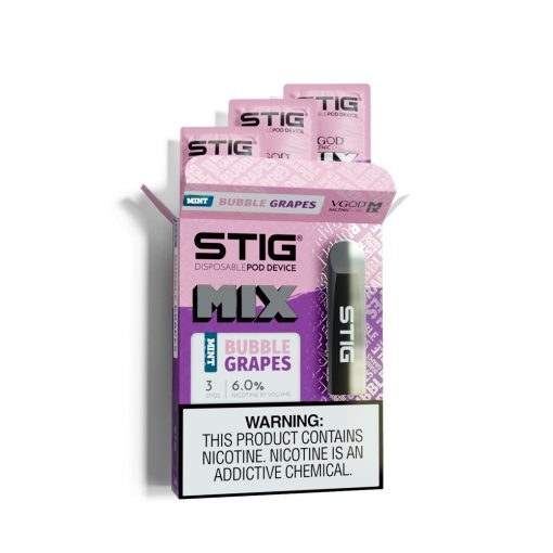 VGOD STIG MINT BUBBLE GRAPES DISPOSABLE DEVICE