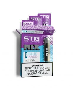 VGOD STIG MINT BLUE RAZZ DISPOSABLE DEVICE