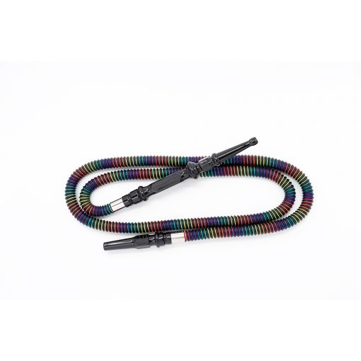 HADI HOOKHA GLASS MOUTH WITH MULTI COLOR DESIGN HOSE