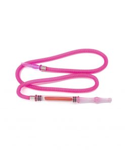 HADI HOOKHA PLATIC HOSE WITH GLASS HANDLE PINK BIN ESSA KUWAIT : مؤسسة بن عيسى