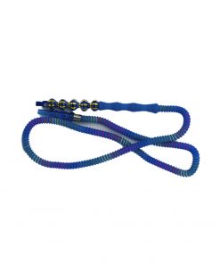 HADI HOOKHA PLATIC HOSE WITH PEAL DESIGN BLUE BIN ESSA KUWAIT : مؤسسة بن عيسى