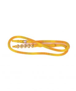 HADI HOOKHA PLATIC HOSE WITH PEAL DESIGN YELLOW BIN ESSA KUWAIT : مؤسسة بن عيسى