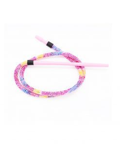 HADI HOOKHA PLATIC MOUTH AND DESIGN HOSE PINK BIN ESSA KUWAIT : مؤسسة بن عيسى