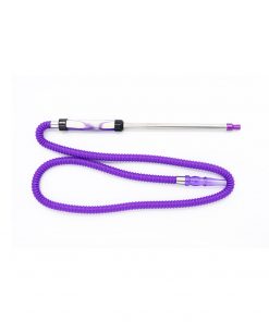 HADI HOOKHA STEEL MOUTH WITH RABER HANDLE PLATIC HOSE PURPLE BIN ESSA KUWAIT : مؤسسة بن عيسى