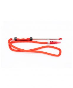 HADI HOOKHA STEEL MOUTH WITH RABER HANDLE PLATIC HOSE RED BIN ESSA KUWAIT : مؤسسة بن عيسى