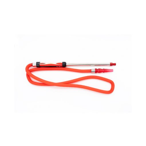 HADI HOOKHA STEEL MOUTH WITH RABER HANDLE PLATIC HOSE - Image 2