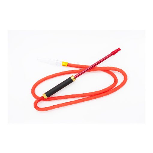 HADI HOOKHA STEEL MOUTH WITH RABER LONG HANDLE PLATIC HOSE - Image 3