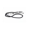 HADI HOOKHA STEEL MOUTH WITH RABER HANDLE PLATIC HOSE