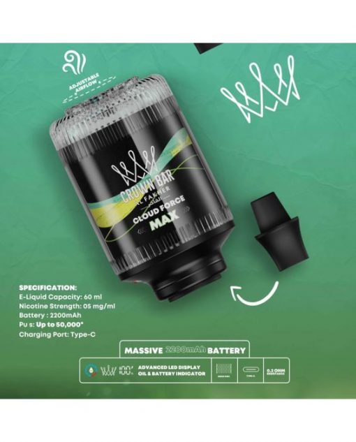 CROWN BAR AL FAKHER CLOUD FORCE MAX - Image 2
