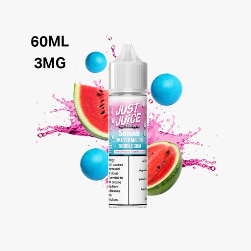 JUST JUICE WATERMELON BUBBLEGUM 60ML - Image 2