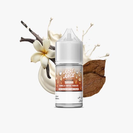 JUST JUICE VANILLA TOFFEE TOBACCO SALTNIC - Image 2
