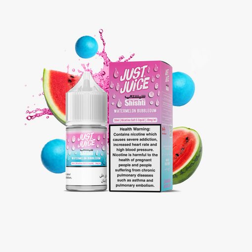 JUST JUICE WATERMELON BUBBLEGUM SALTNIC - Image 2