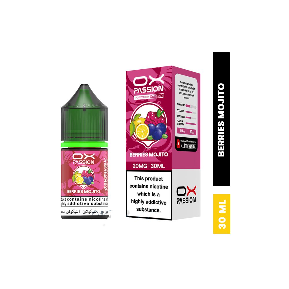 OX PASSION BERRIES MOJITO SALTNIC