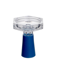 SHISHA HEXAGONAL BOWL SILICONE WITH HEAD GLASS