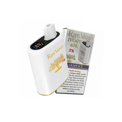 RIPE VAPES IVORY 40K DISPOSABLE DEVICE [2%]