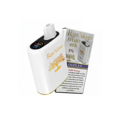 RIPE VAPES IVORY 40K DISPOSABLE DEVICE [5%]