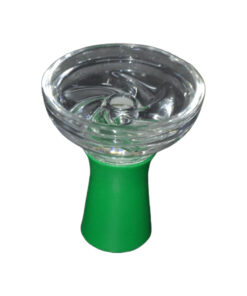 Alternative view of SHISHA HOOKAH BOWL HEAD SILICONE WITH GLASS