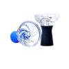 SHISHA HOOKAH BOWL HEAD SILICONE WITH GLASS