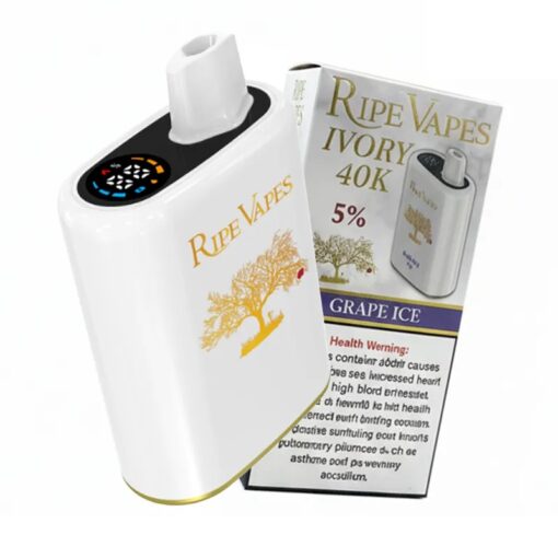 RIPE VAPES IVORY 40K DISPOSABLE DEVICE [5%]