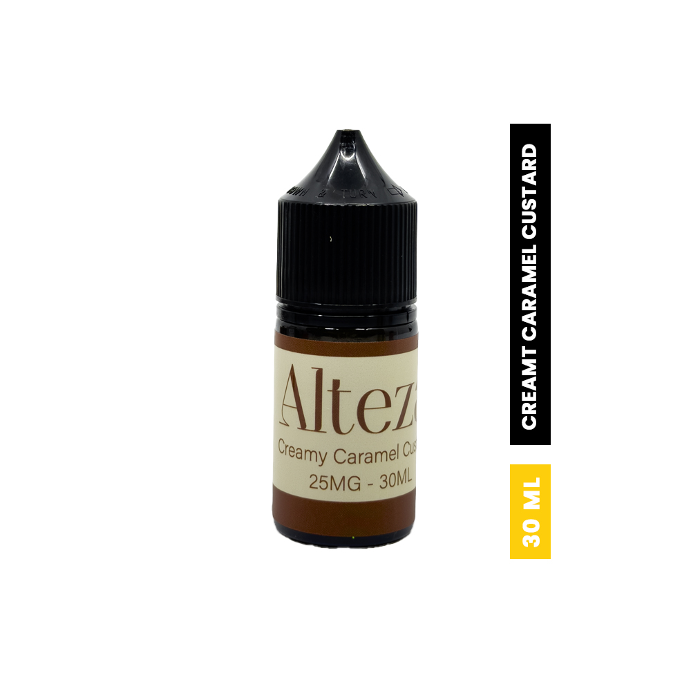 ALTEZA CREAMY CARAMEL CUSTARD SALT NIC