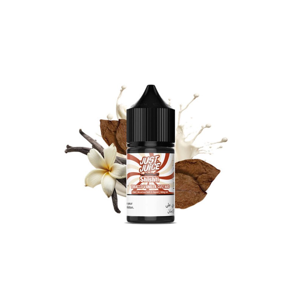JUST JUICE TOBACCO VANILLA CUSTARD SALT NIC - Image 2